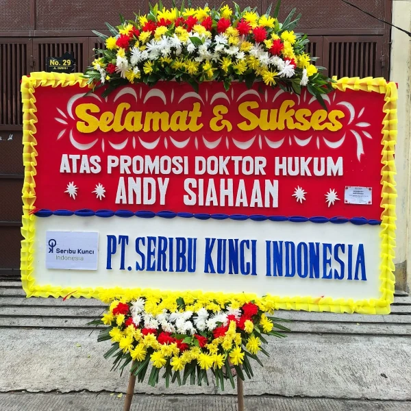 Bunga papan selamat dan sukses15